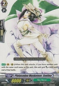 Platycodon Musketeer, Evelina [G Format] Card Front