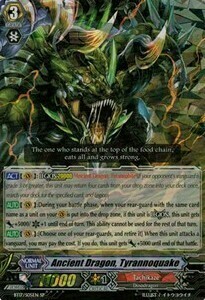 Ancient Dragon, Tyrannoquake Card Front