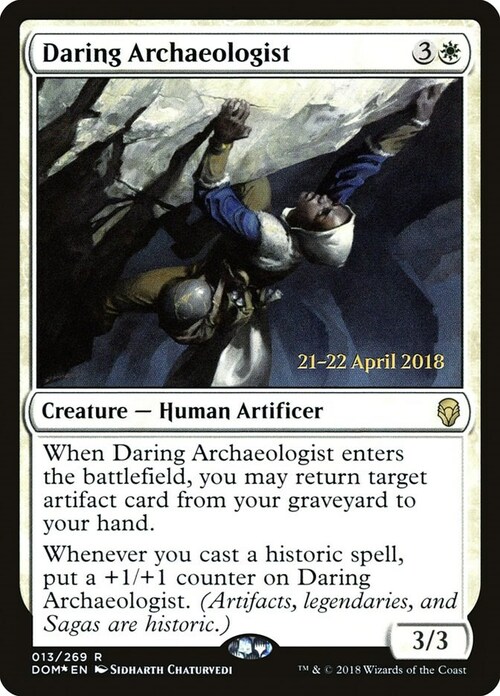 Daring Archaeologist Card Front