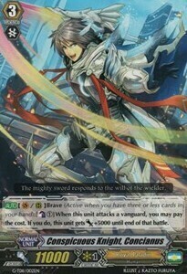 Conspicuous Knight, Concianus [G Format] Card Front