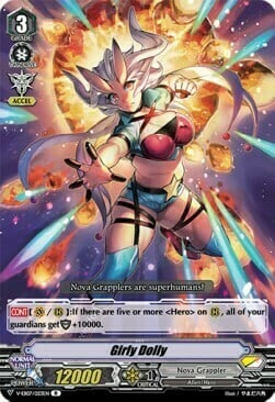 Girly Dolly Card Front