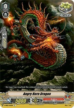 Angry Horn Dragon [V Format] Card Front