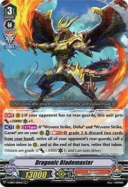 Dragonic Blademaster [V Format] Card Front