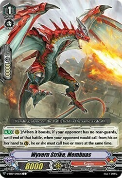 Wyvern Strike, Membuas Card Front