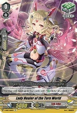 Lady Healer of the Torn World [V Format] Card Front