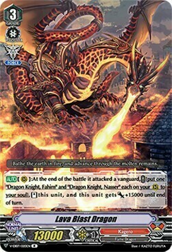 Lava Blast Dragon Card Front