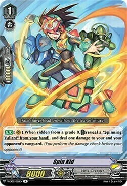 Spin Kid Card Front