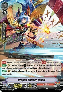 Dragon Dancer, Josee [V Format] Card Front