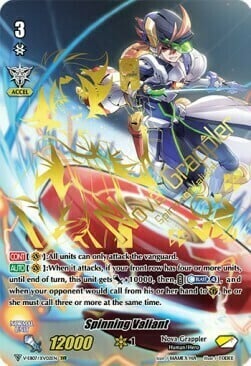 Spinning Valiant Card Front