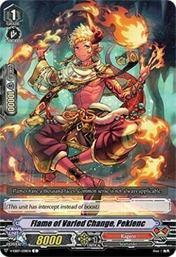 Flame of Varied Change, Peklenc Card Front