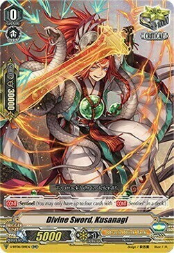Divine Sword, Kusanagi [V Format] Card Front
