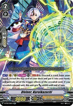 Diviner, Kuroikazuchi [V Format] Card Front