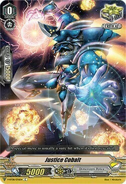Justice Cobalt Card Front