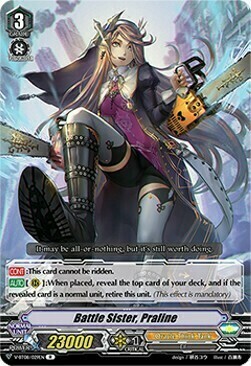 Battle Sister, Praline [V Format] Card Front