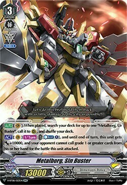 Metalborg, Sin Buster [V Format] Card Front