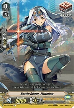 Battle Sister, Tiramisu [V Format] Card Front