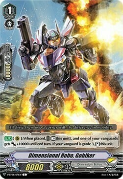 Dimensional Robo, Gobiker [V Format] Card Front