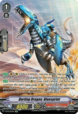 Darting Dragon, Bluesprint Card Front