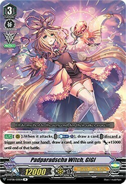 Padparadscha Witch, GiGi Card Front