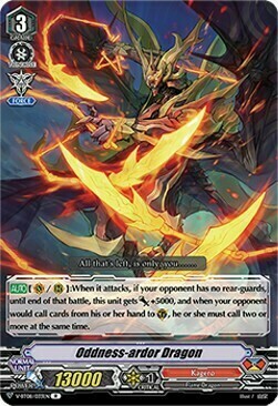 Oddness-ardor Dragon Card Front