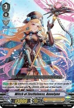Witch of Zestfulness, Annelynn Card Front