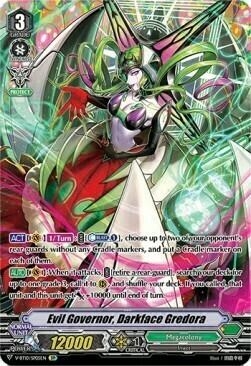 Evil Governor, Darkface Gredora [V Format] Card Front