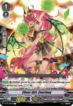 Cheer Girl, Courtney [V Format] Card Front