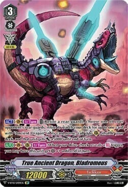 True Ancient Dragon, Bladromeus [V Format] Card Front