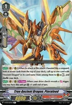 True Ancient Dragon, Pterafeed Card Front
