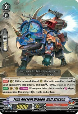 True Ancient Dragon, Heft Styraco [V Format] Card Front