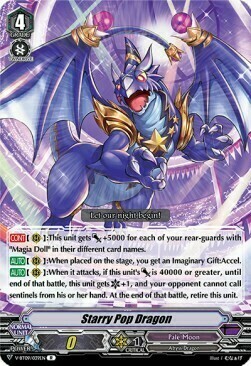 Starry Pop Dragon Card Front