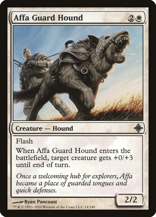 Affa Guard Hound Card Front