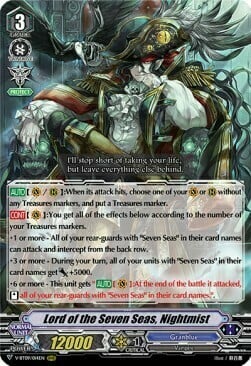 Lord of the Seven Seas, Nightmist Card Front