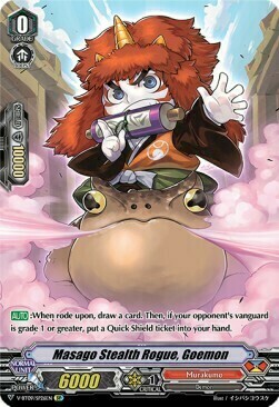 Masago Stealth Rogue, Goemon [V Format] Card Front