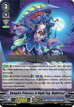 Vampire Princess of Night Fog, Nightrose Card Front