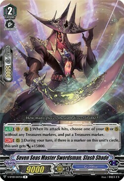 Seven Seas Master Swordsman, Slash Shade [V Format] Card Front