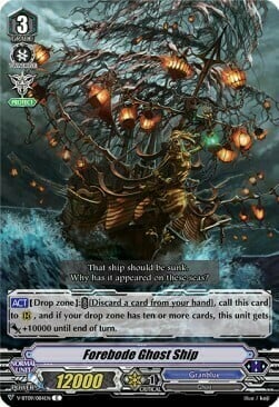 Forebode Ghost Ship [V Format] Card Front