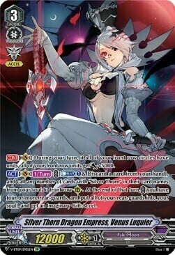 Silver Thorn Dragon Empress, Venus Luquier [V Format] Card Front