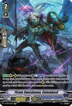 Pirate Swordsman, Colombard [V Format] Card Front
