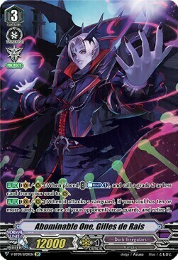 Abominable One, Gilles de Rais Card Front