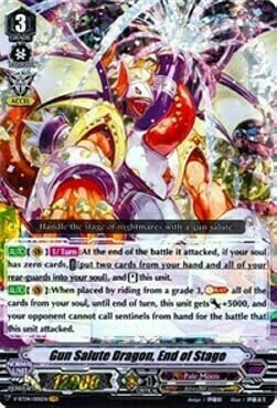 Gun Salute Dragon, End of Stage Card Front