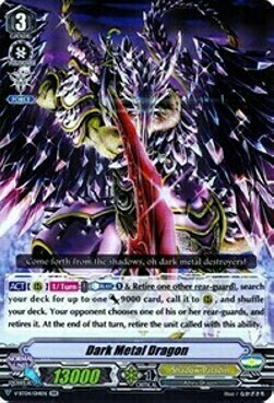Dark Metal Dragon Card Front