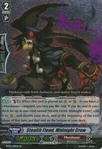 Stealth Fiend, Midnight Crow [G Format] Card Front
