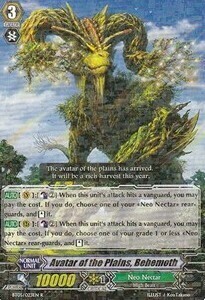 Avatar of the Plains, Behemoth Card Front