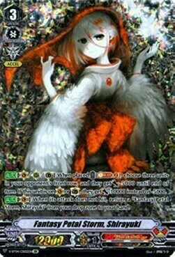 Fantasy Petal Storm, Shirayuki [V Format] Card Front