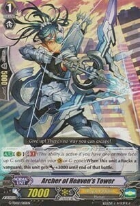Archer of Heaven's Tower Card Front