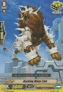 Burning Mane Lion [G Format] Card Front