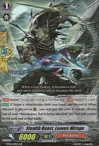 Stealth Beast, Leaves Mirage Card Front