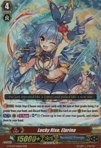 Lucky Rise, Elprina Card Front