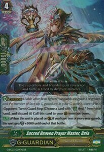 Sacred Heaven Prayer Master, Reia [G Format] Card Front